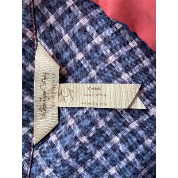 Matilda Jane Joanna Gaines Red High Horse Rodeo Equestrian Button Up Shirt Large - Picture 7 of 7